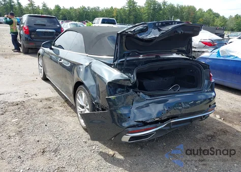 2021 Audi A5 Cabriolet Premium Plus 45 Tfsi Quattro S Tronic z USA, uszkodzony, nr VIN WAUWAGF52MN001885